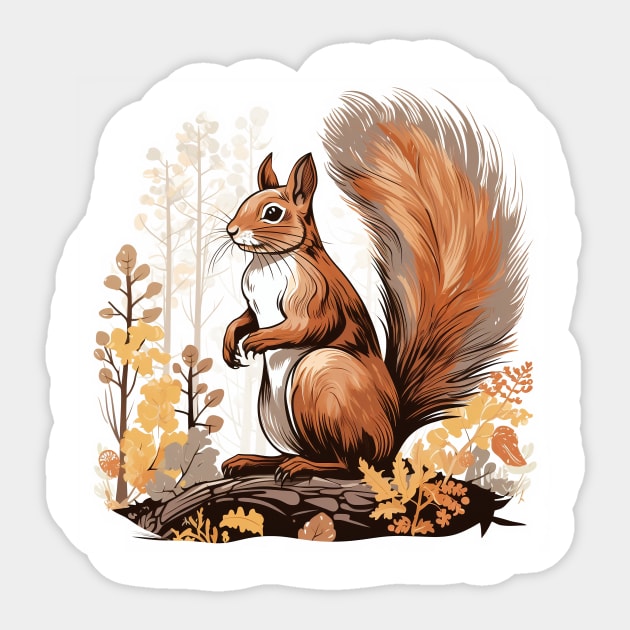 Squirrel Whisperer Sticker by zooleisurelife